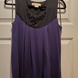 Michael Kors jeweled bib tank